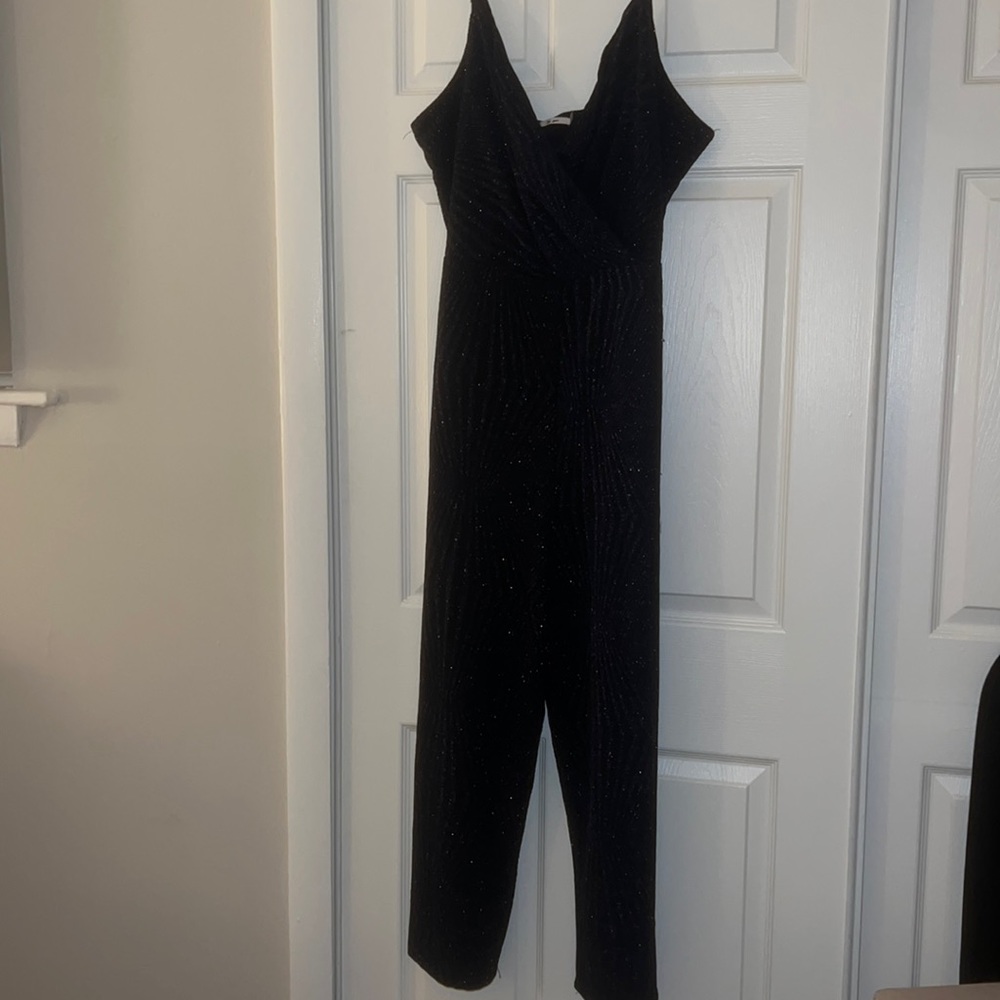 Mi Ami - navy blue with sparkles jumpsuit- 1X